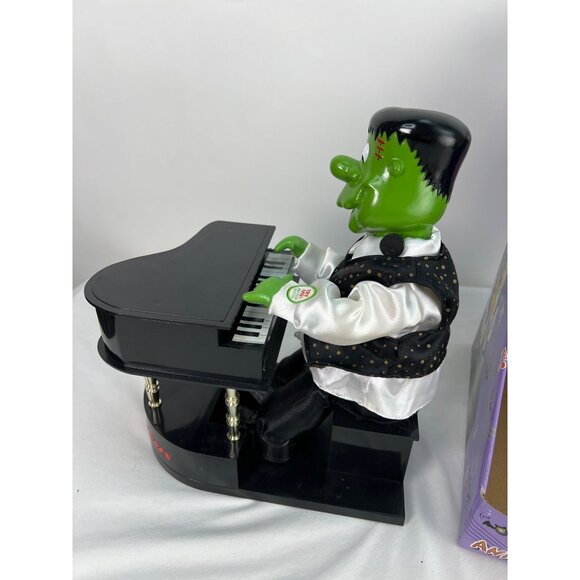 Halloween Animated Musical Frankenstein Piano Playing Good Golly Miss Molly - Picture 5 of 8